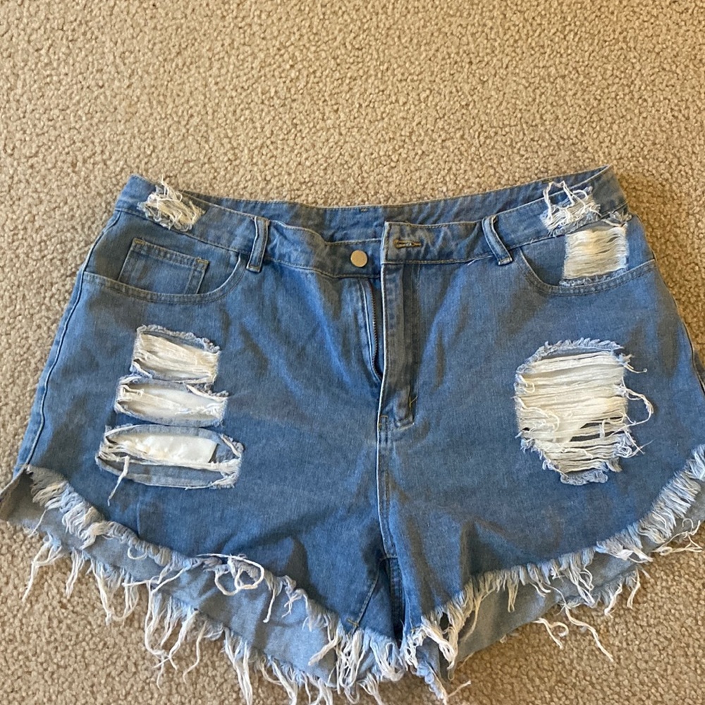 Shein plus size Jean shorts